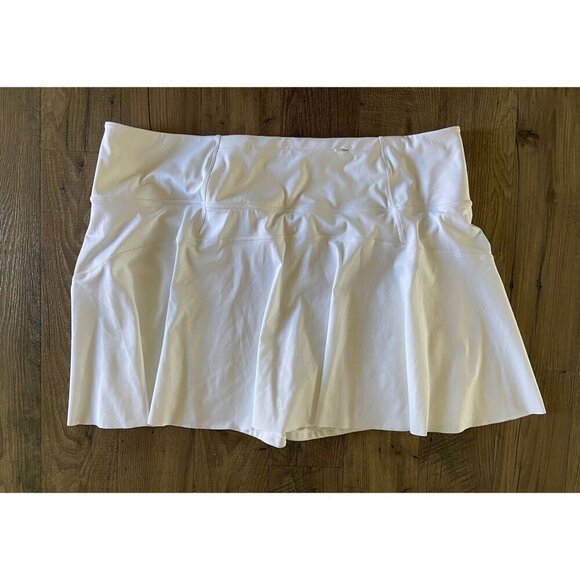 Athleta Ace High Rise 13.5" Tennis Skort 657545 White Skorts Women's Size 3X NWT - Picture 4 of 10